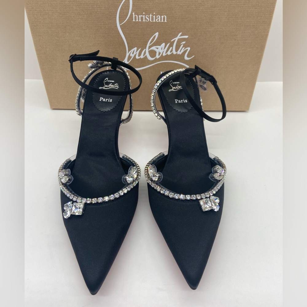 Christian Louboutin Marykate Queen 70MM Crystal-Embellished Pumps - Picture 2 of 13